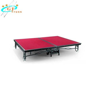 Ayarlanabilir 6082 T6 Alüminyum Kademeli Platform Katlanabilir
