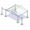 Hiçbir Pas Hattı Dizi Kafes Sistemi 400mm * 600mm Taşınabilir Aydınlatma Merdiveni Tipi