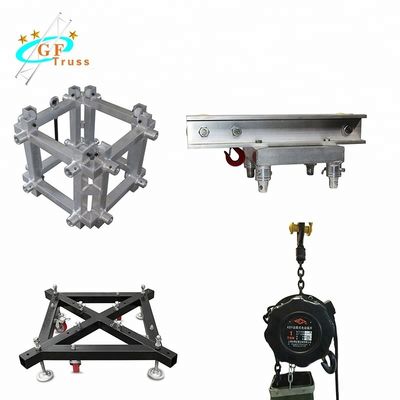 Sahne Çatı 50 * 2mm Alt Ana Tüp için Konser Aydınlatma Kulesi Makas