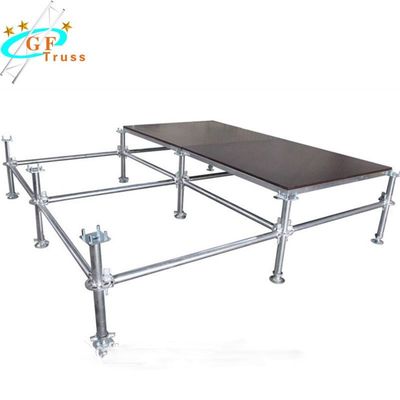 Sahne Platformu Alüminyum Çerçeve Kontrplak Taşınabilir Sahne Platformu