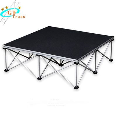 Sahne Platformu Alüminyum Çerçeve Kontrplak Taşınabilir Sahne Platformu