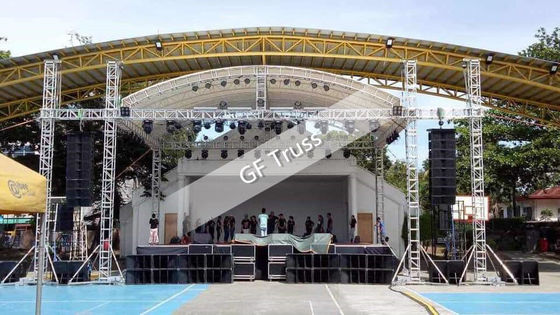 Alüminyum Aydınlatma Kirişi Dış Mekan Konser Sahnesi 50 * 3mm Tüp