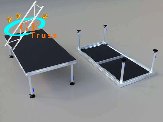 alüminyum kademeli makas yüksekliği ayarlanabilir 0,6--1M platform platformu Tüm zemin