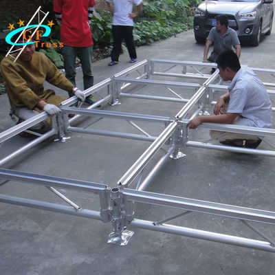 4ft * 8ft taşınabilir sahne platformu, merdivenli kullanılmış sahne platformları