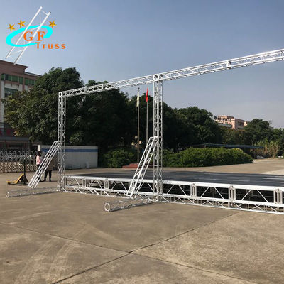 Dış mekan performansı için konser düğün etkinliği sahne ayarlanabilir yükseltici dayanıklı platform