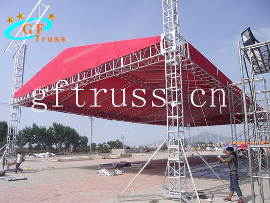Konser Sahnesi için 390mm * 390mm Paslanmaz Alüminyum Aydınlatma Kirişi