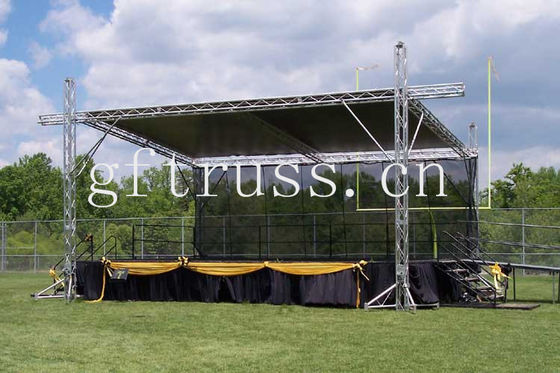 Konser Sahnesi için 390mm * 390mm Paslanmaz Alüminyum Aydınlatma Kirişi