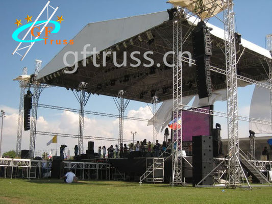 Konser Sahnesi için 390mm * 390mm Paslanmaz Alüminyum Aydınlatma Kirişi