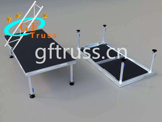 Taşınabilir Konser Alüminyum Sahne Platformu 18mm Kontrplak
