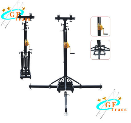 Prerformance için 6M Siyah Alu 6061-T6 Krank Kafes Hoparlör Standı