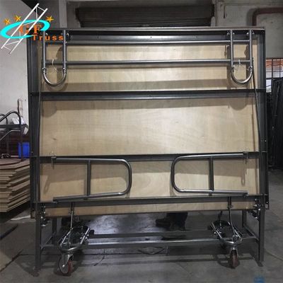 Otel Etkinlikleri için 18mm Kontrplak Mobil Katlanır Taşınabilir Platform Sahnesi