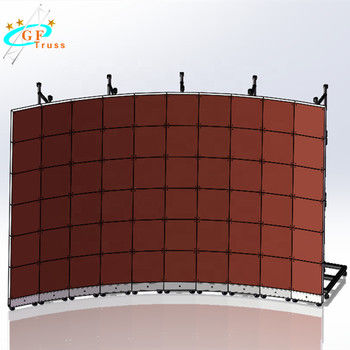 T6 LED Ekran Duvar Desteği Kafes Modül Boyutu 500mm*1000mm