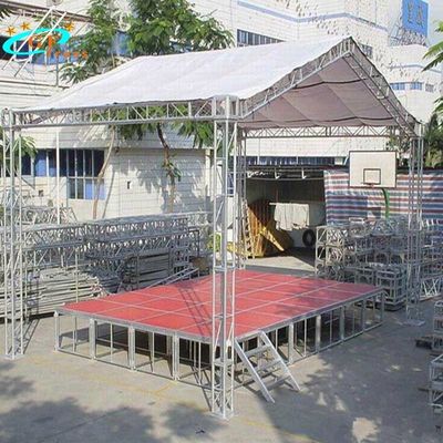 Ağır Hizmet Tipi Alüminyum Sahne Platformu 0.9m Ayarlanabilir Yükseklik