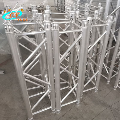 Taşınabilir 290*290mm Alüminyum Spigot Truss Gümüş Siyah Mavi Renk