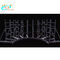 Gümüş Siyah Merdiven Şekli LED Ekran Kafes 500 * 1000mm Boyut